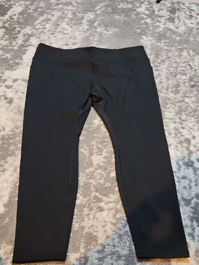 The Duluth Trading Black Active Leggings with Pockets Size XXL